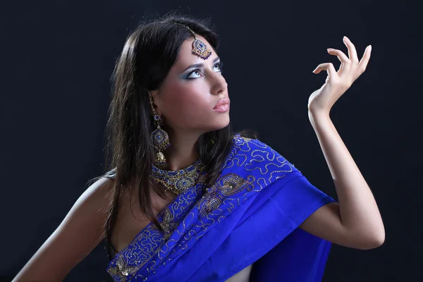 Indiska sari — Stockfoto