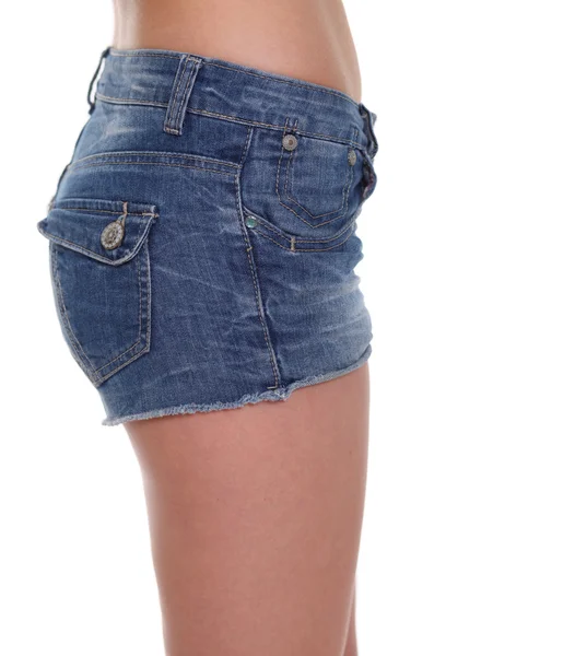 Niebieski Jeansowe szorty — Zdjęcie stockowe