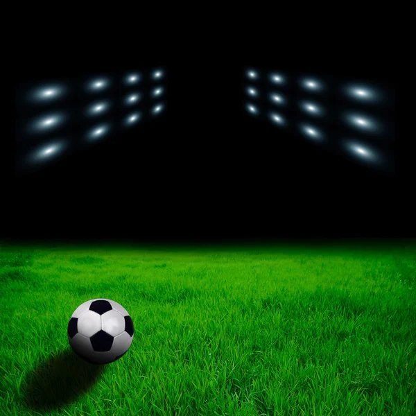 Ball on the field — Stock Photo, Image