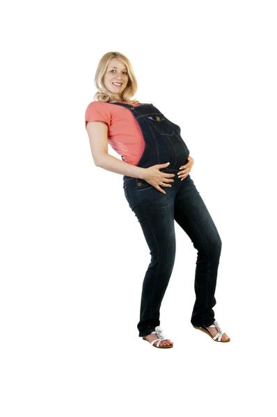 Портрет красивой беременной женщины — стоковое фото