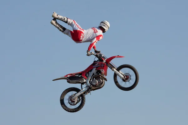 Dave wiggins, freestyle motocross binici — Stok fotoğraf