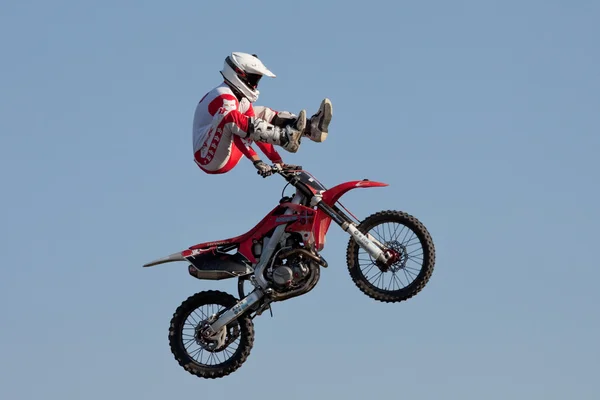 Dave Wiggins, freestyle motocross rider — Stock Photo, Image