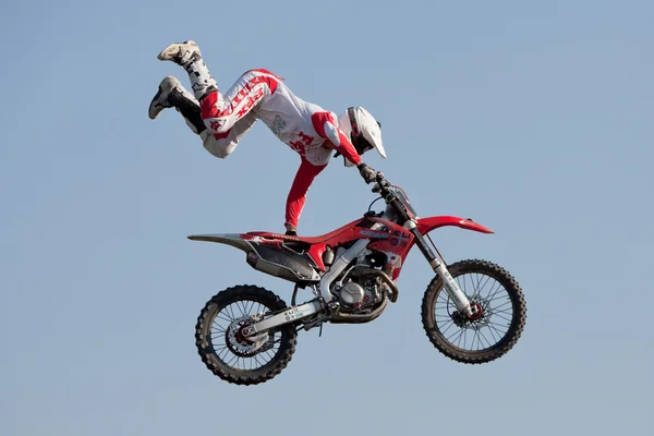 Dave wiggins, freestyle motocross binici — Stok fotoğraf
