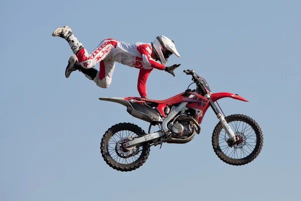 Dave Wiggins, freestyle motocross rider — Stock Photo, Image