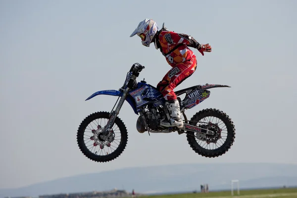 Josh Grindrod, motocross rider freestyle — Foto de Stock
