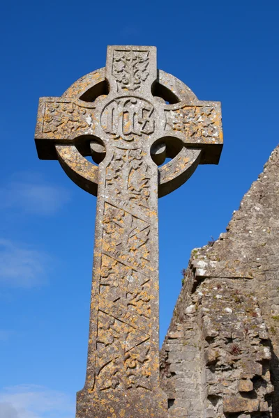 Croix de pierre celtique — Photo