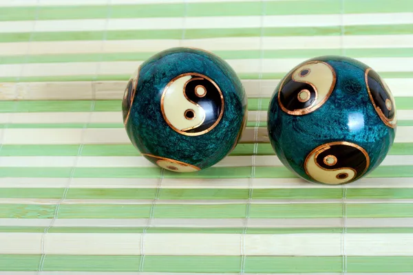 Pair chinese balls — Stock Photo, Image
