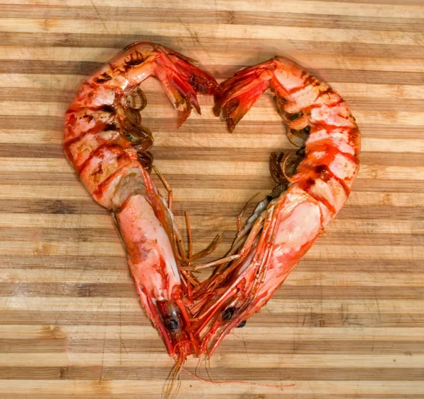 Prepared shrimp — Stock Photo, Image