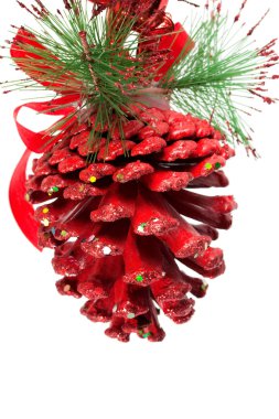 Christmas pine cone clipart