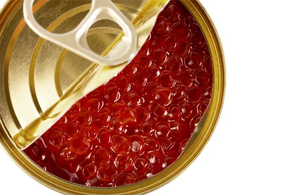 Kaviar in Dose top — Stockfoto