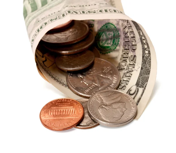 Dollari e centesimi — Foto Stock