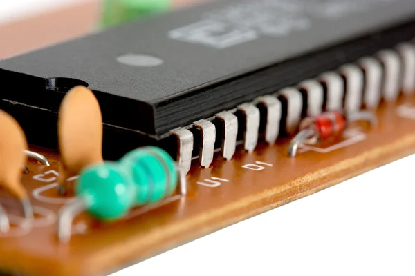 Electronic circuit chip — Stock Photo, Image