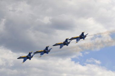 Mavi Melekler sıkı oluşumunda fly