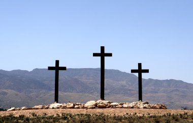 Stock Photo: three crosses clipart