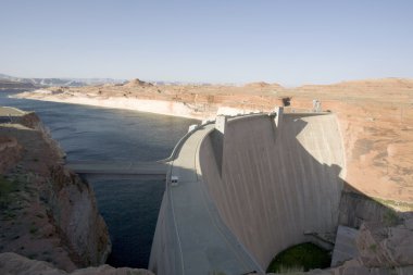 Glen canyon Barajı at lake powell & sayfa, az