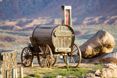 Old western wagon clipart