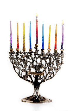 1st day of Chanukah clipart