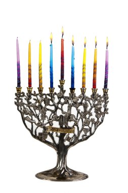 Fifth day of Chanukah. XXL clipart