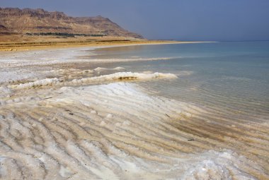 View over The Dead Sea clipart