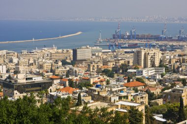 İsrail haifa şehir panoraması