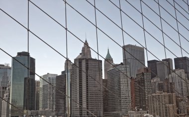 Manhattan view brooklyn Köprüsü'nden