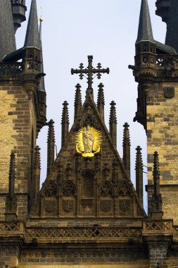 Prag'ın kilise steeples