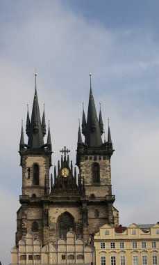 Prag'ın kilise steeples