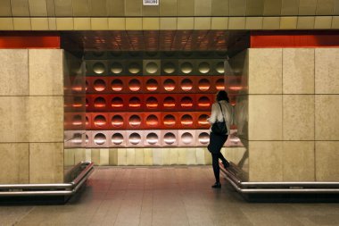 Prag - metro istasyonu.