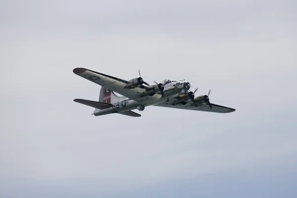 Un avion dans un spectacle aérien à Jones Beach — Photo
