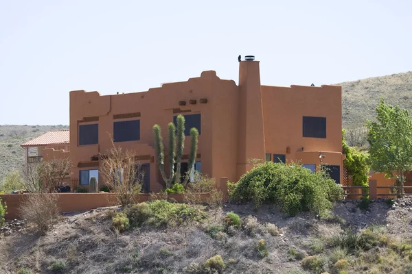 Casa messicana nel deserto — Foto Stock