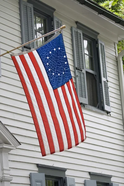 Betsy ross σημαία ΗΠΑ. πρώτη αμερικανική σημαία — Φωτογραφία Αρχείου