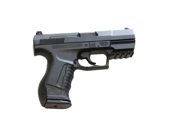 The Walther P99 is a semi-automatic pistol developed by the Germ — Stock Photo, Image