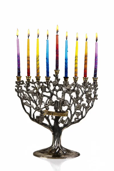 Eighth day of Chanukah. XXL — Stock Photo, Image