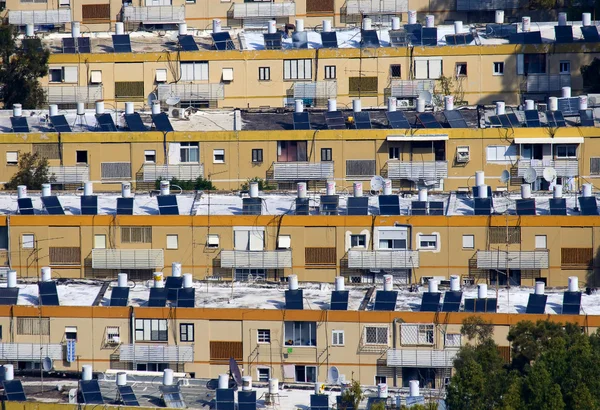 Ponaramic view of Haifas apartment buildings — Stock Photo, Image