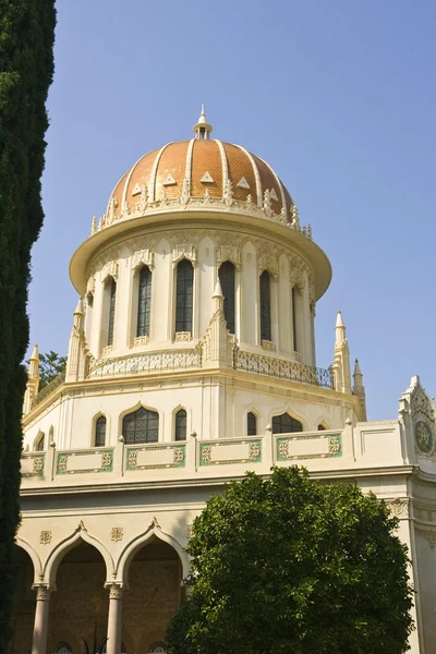 Il tempio bahai e il giardino di Haifa — Foto Stock