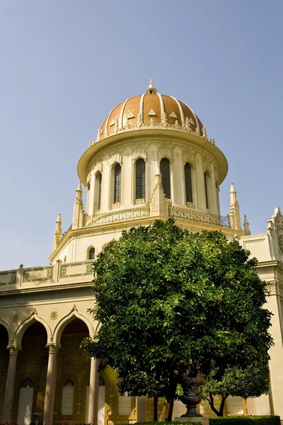 Il tempio bahai e il giardino di Haifa — Foto Stock