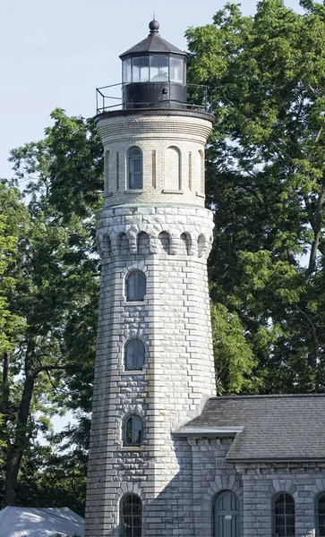 Lighthouse at Fort Niagara — Stock Photo, Image