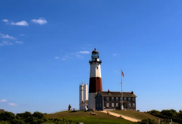 Lighthouse at Montauk Point. Long Island. NewYork — Stock Photo, Image