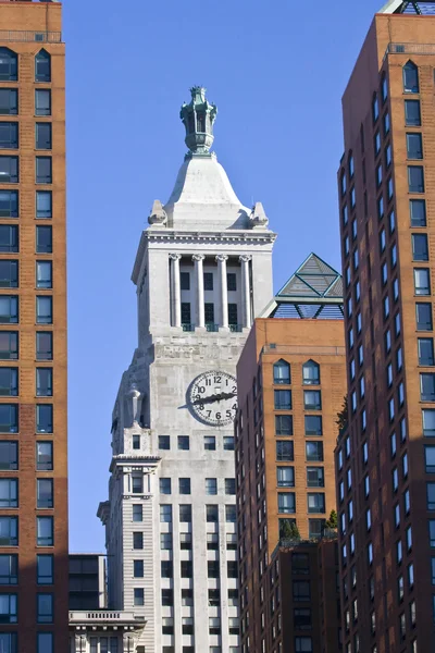 stock image Clocktower. Manhattan NY