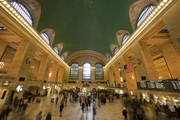 Nowy Jork, ny - jan 1. Grand central jest drugim najbardziej uczęszczanym s — Zdjęcie stockowe
