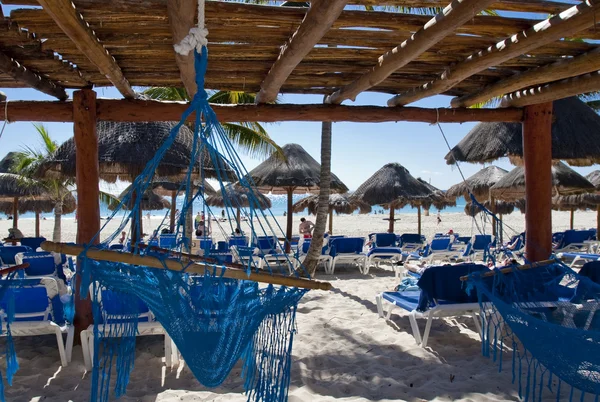 Hommacks in een strand resort — Stockfoto