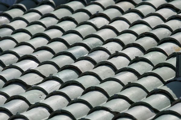 stock image Roof with repeating patterns for background or texture