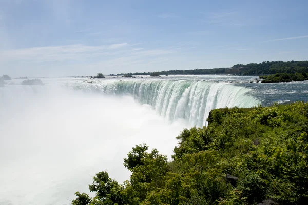 Kanten. där Niagarafloden kommer. — Stockfoto
