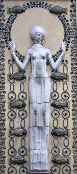 Standbeeld in Praag. — Stockfoto