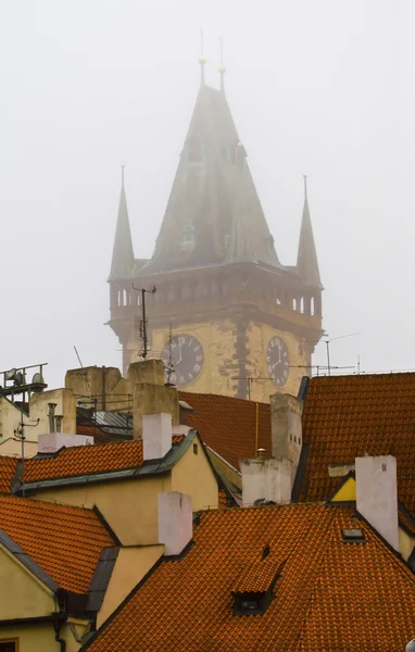 I campanili di Praga — Foto Stock