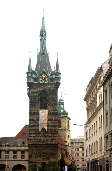 Wieże Kościoła w Pradze — Zdjęcie stockowe
