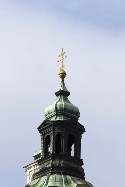 Prague's church steeples — Stock Photo, Image