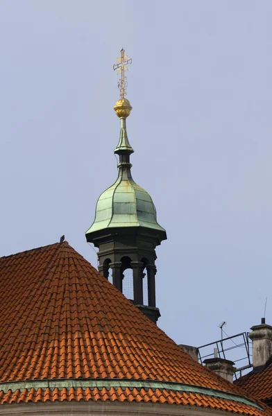 Prague's church steeples — Stock Photo, Image
