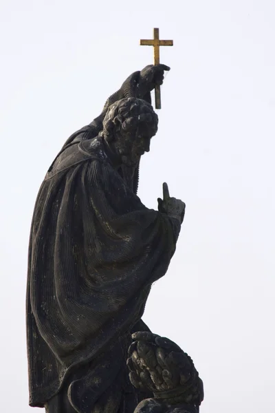 Standbeeld in Praag — Stockfoto