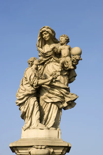 Prag'da heykeli — Stok fotoğraf